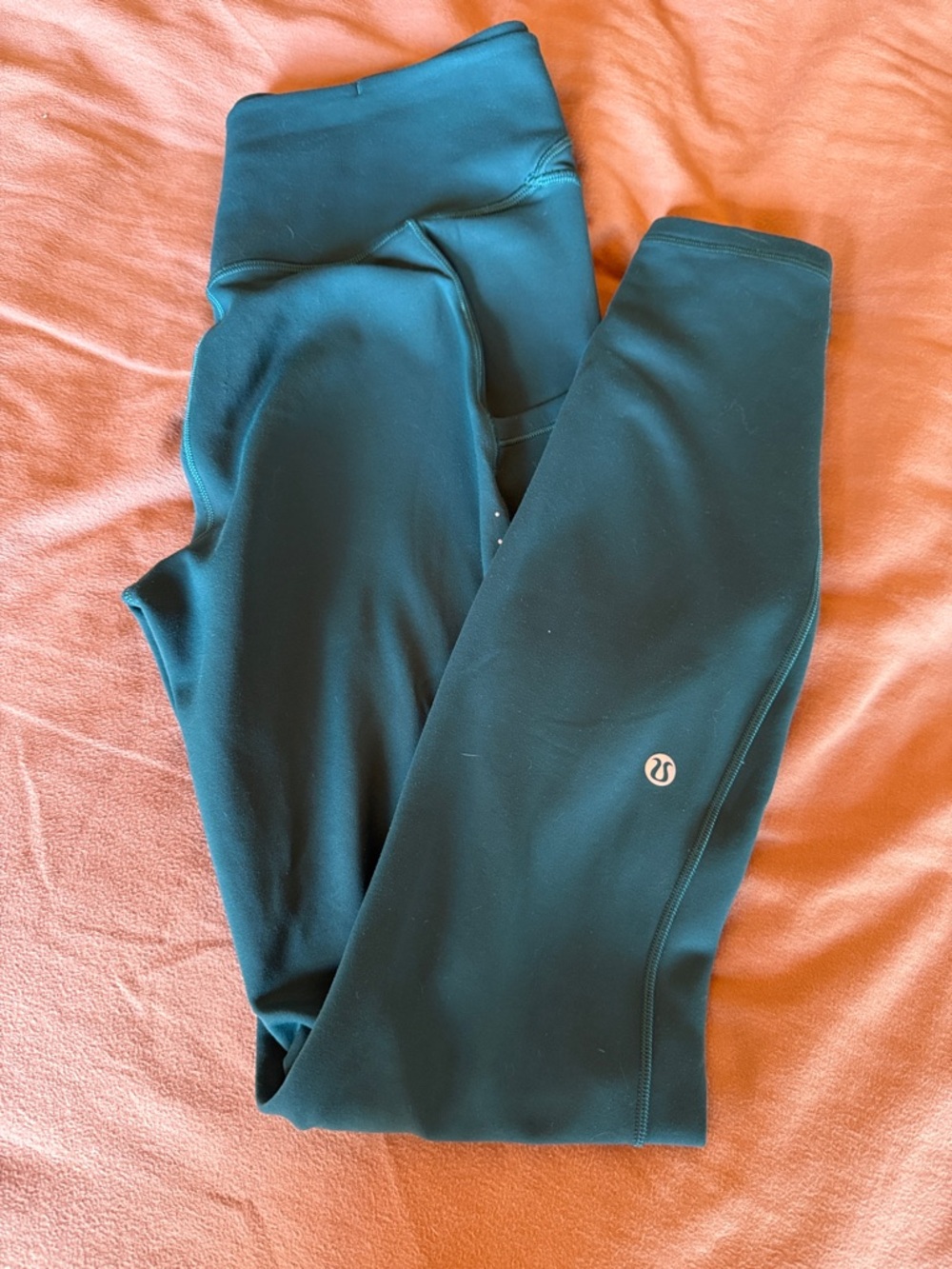 Lululemon Teal High-Rise Insulated Leggings